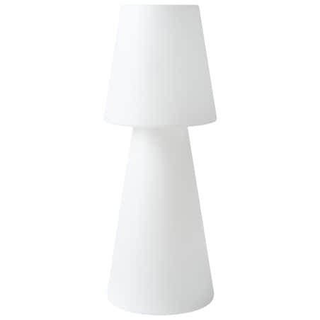 Lampa ogrodowa stojąca LED SABANAS Z pilotem Biały