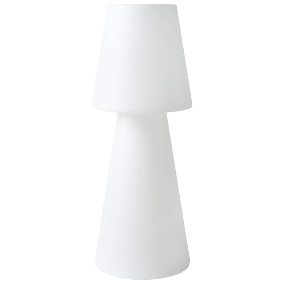 Lampa ogrodowa stojąca LED SABANAS Z pilotem Biały