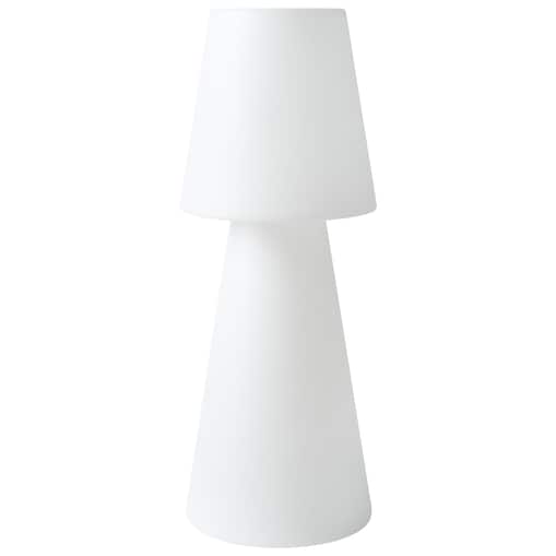 Lampa ogrodowa stojąca LED SABANAS Z pilotem Biały