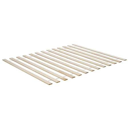 Łóżko LED Rattan VARZY 140 x 200 cm Brązowy
