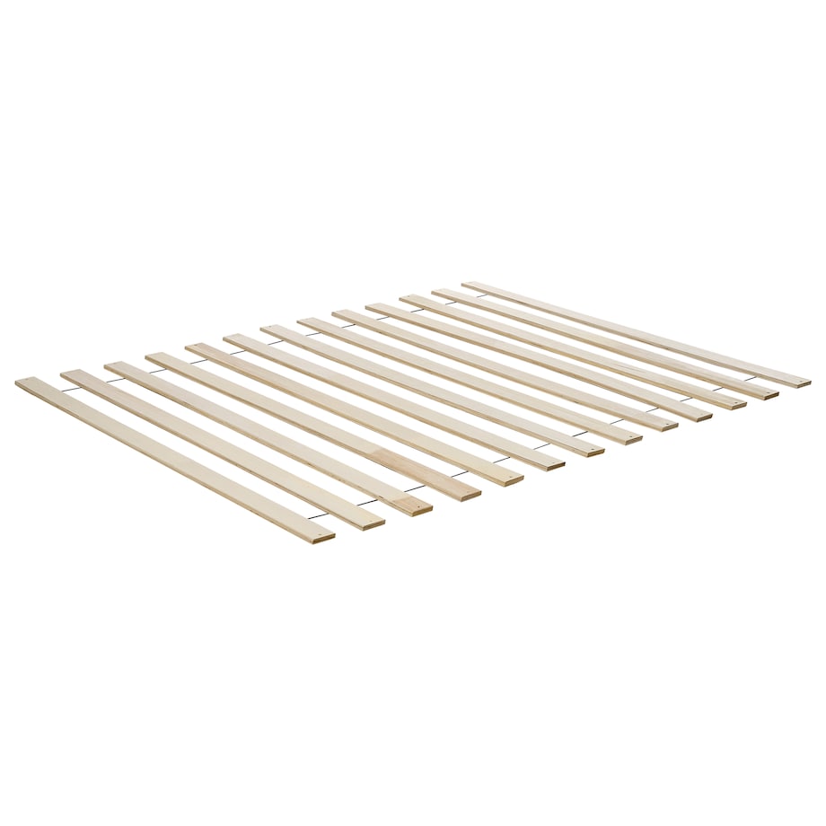 Łóżko LED Rattan VARZY 140 x 200 cm Brązowy