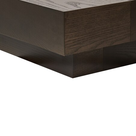 Łóżko LED Boucle ZEN 160 x 200 cm LED Jesion ciemny
