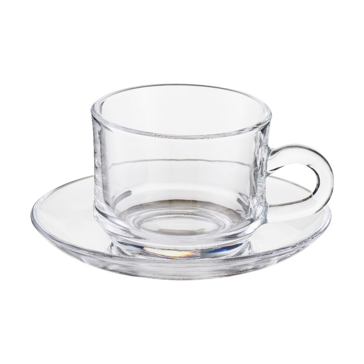 VILLA ITALIA Komplet filiżanek szklanych 2 sztuki Zestaw prezentowy TALITA