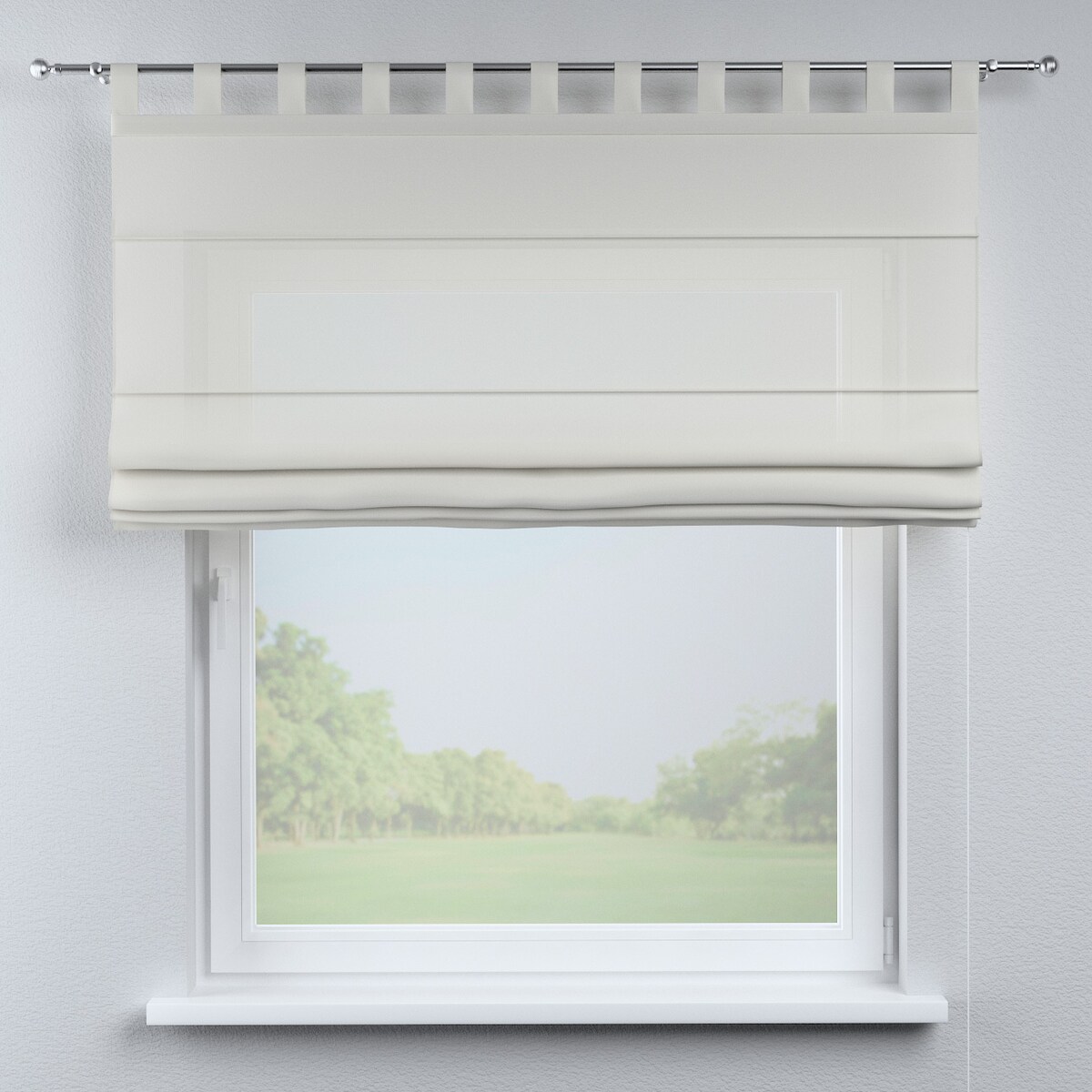 Roleta rzymska Verona 120x170 prześwitujący, naturalny