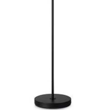 Stojąca lampa podłogowa Nitta 108016 metalowa do sypialni czarna