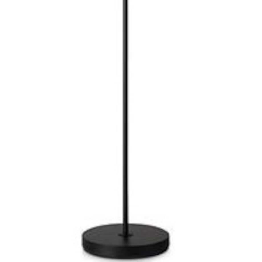 Stojąca lampa podłogowa Nitta 108016 metalowa do sypialni czarna
