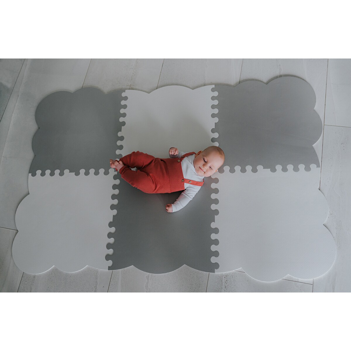 Mata piankowa Biscuit Grey XL