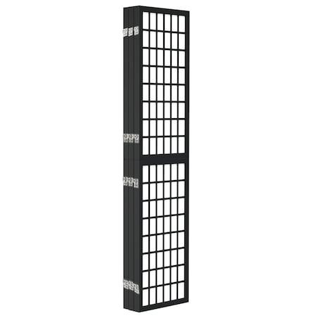 vidaXL Składany parawan 6-panelowy, styl japoński, 240x170 cm, czarny
