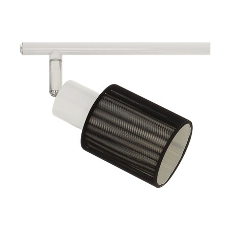 Lampa Sufitowa BRITOP Lighting 4xE14 Max.9W Eleganckie Połączenie Bieli z Czarną Tkaniną, Polski Producent, 1 szt.