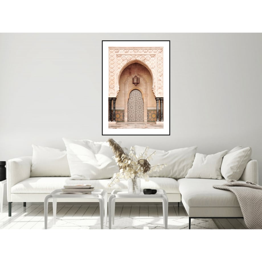 Poster Story, Plakat, Obraz - Meczet Hassana w Casablance w Maroko, wymiary 42 x 60 cm