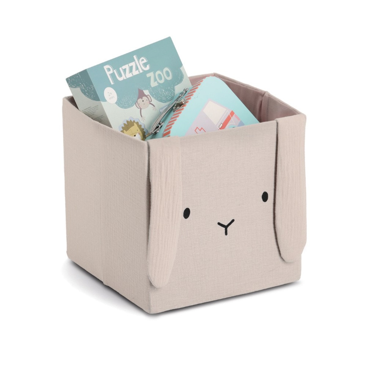 Pojemnik na zabawki 28x28x28 cm TAMAL beżowy