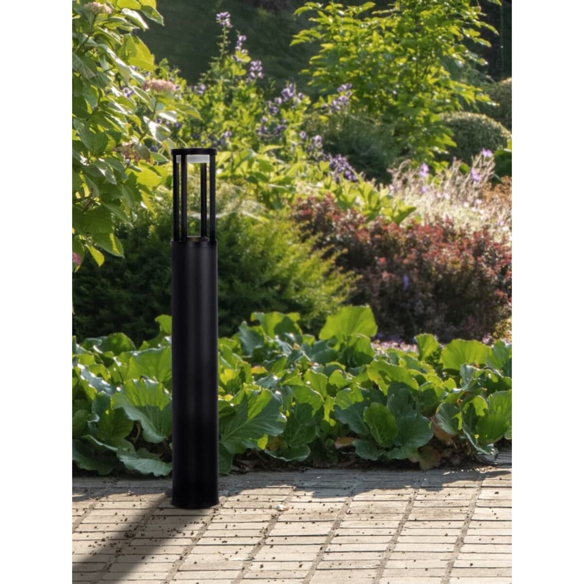 Stojąca LAMPA ogrodowa K-8139 Kaja zewnętrzna OPRAWA outdoor LED 9W 4000K metalowa IP54 czarna, KAJA Lighting