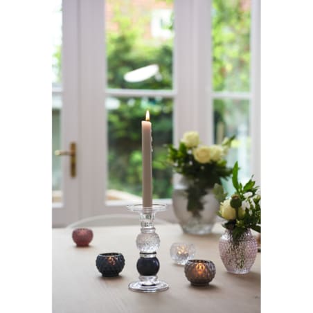 Wazon szklany h 11cm fiolet POESIA - Leonardo