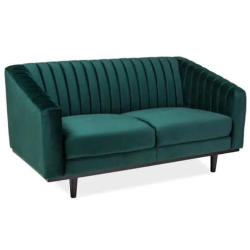 Sofa ASPREY VELVET 2 zielona