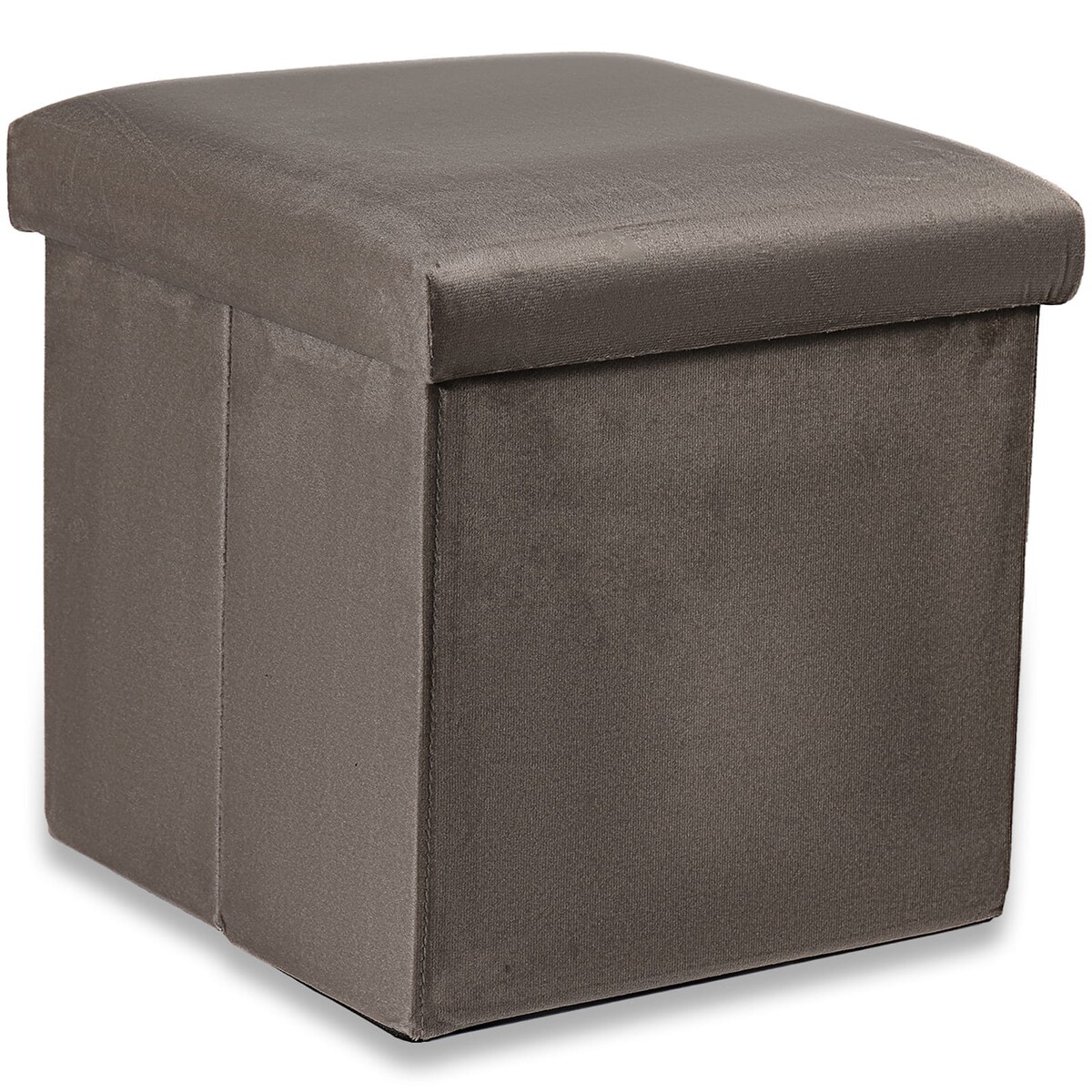 Pufa Składana Siedzisko do salonu sypialni Brąz