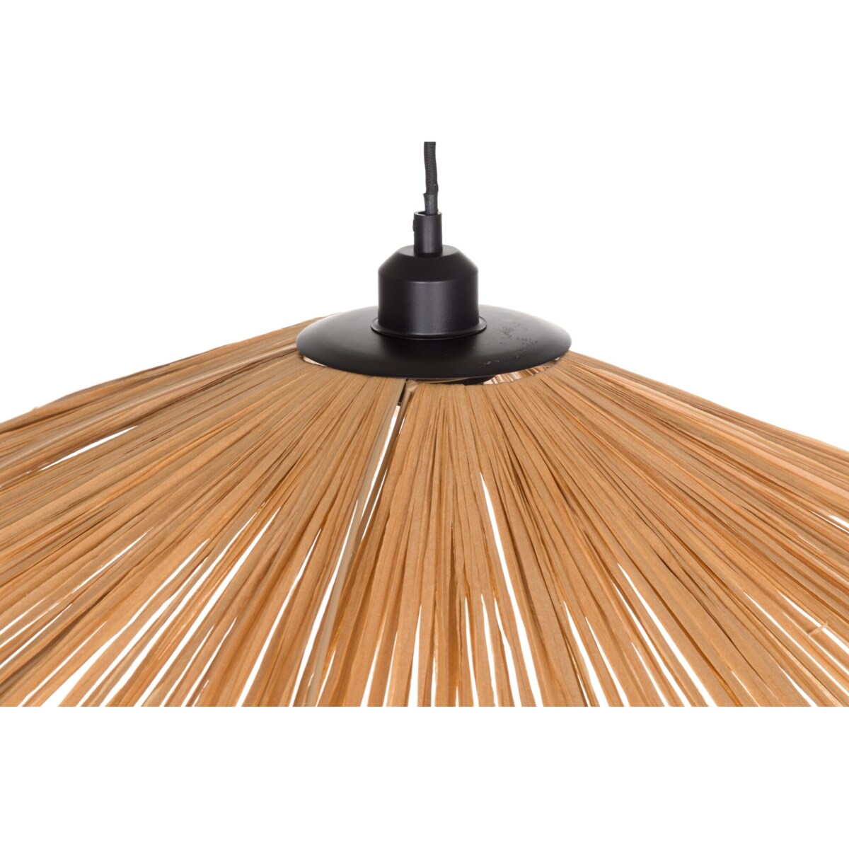 Lampa sufitowa z rafii LEIJA, Ø 68 cm