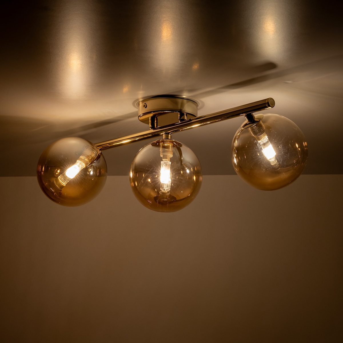 Lampa sufitowa TK Lighting ESTERA GOLD 5418 złota 3xG9 nowoczesna do salonu sypialni jadalni