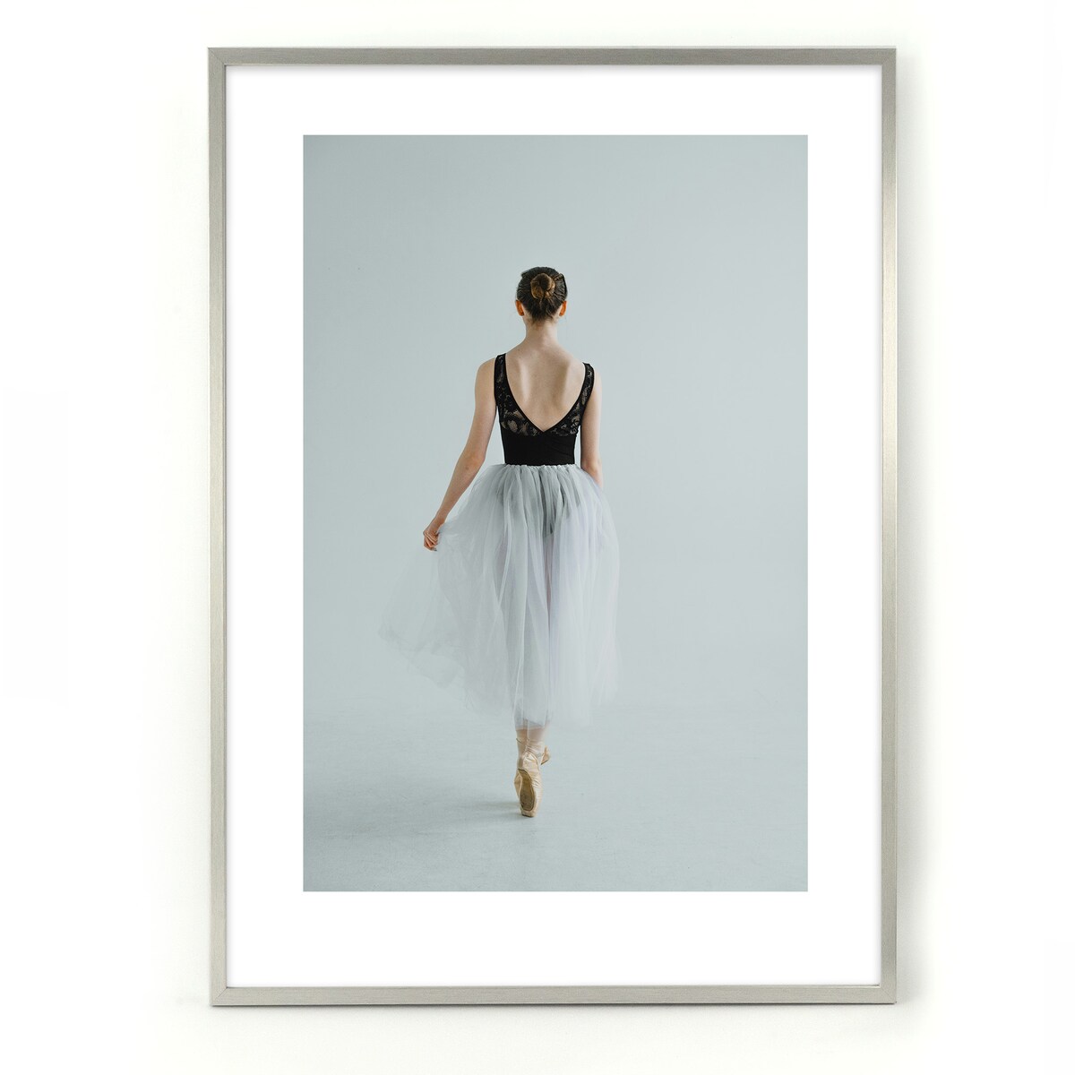 Srebrna ramka na zdjęcia 50x70 cm rama MDF ramki do zdjęć 70x50 cm FRAMAI®