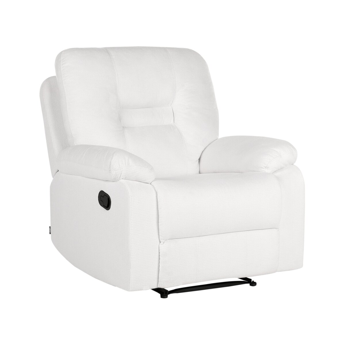 Rozkładany fotel BERGEN Tkanina Biały