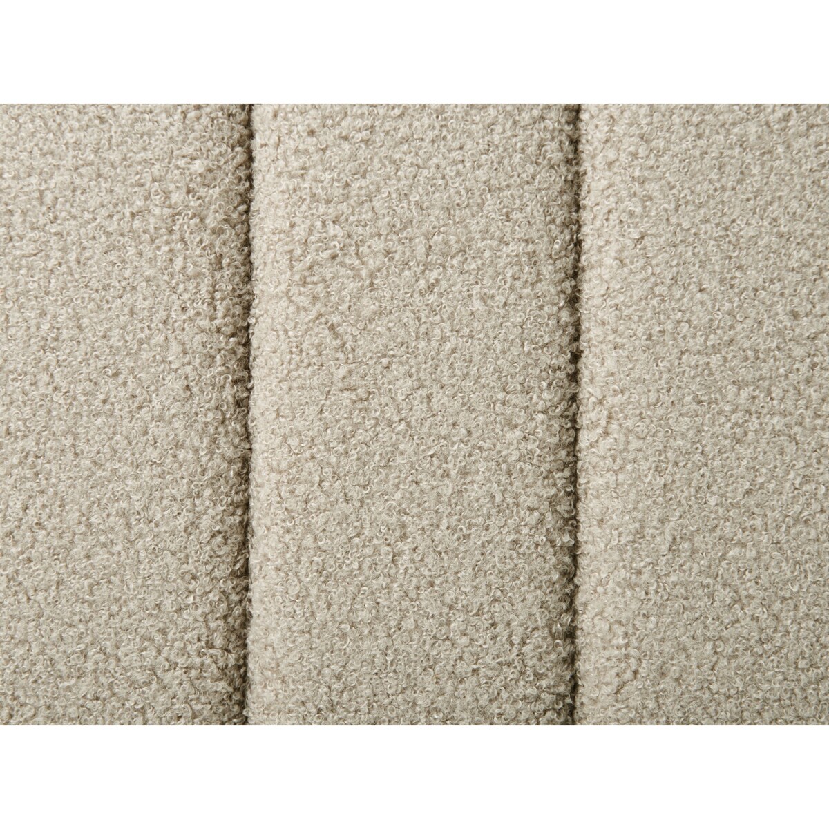 Łóżko Boucle LUNAN 140 x 200 cm Beżowy