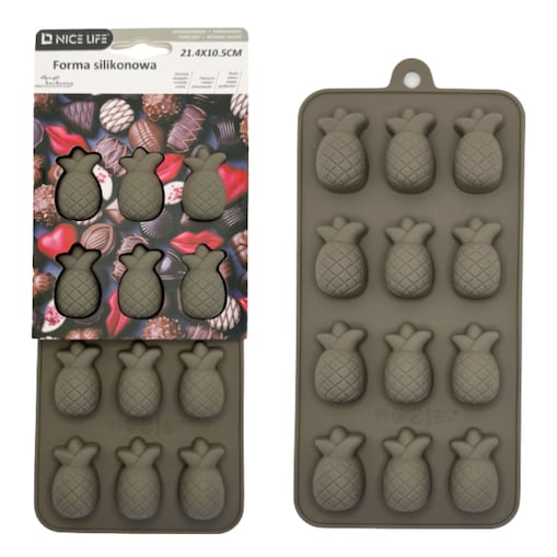 forma silikonowa choko ananas do pralinek i czekolady