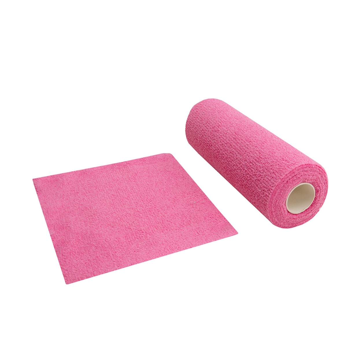 Ścierki z mikrofibry na rolce SHP CLINT 20x20 cm różowe