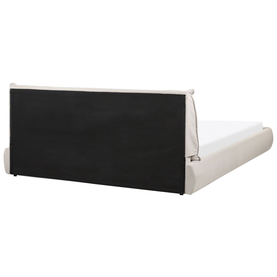 Łóżko tapicerowane 180 x 200 cm beżowe VINAY