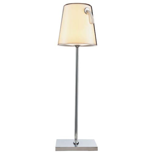 Ledowa lampa stołowa Ostap TB-2749-CH Italux 5W 3000K+RGB IP54 chromowa