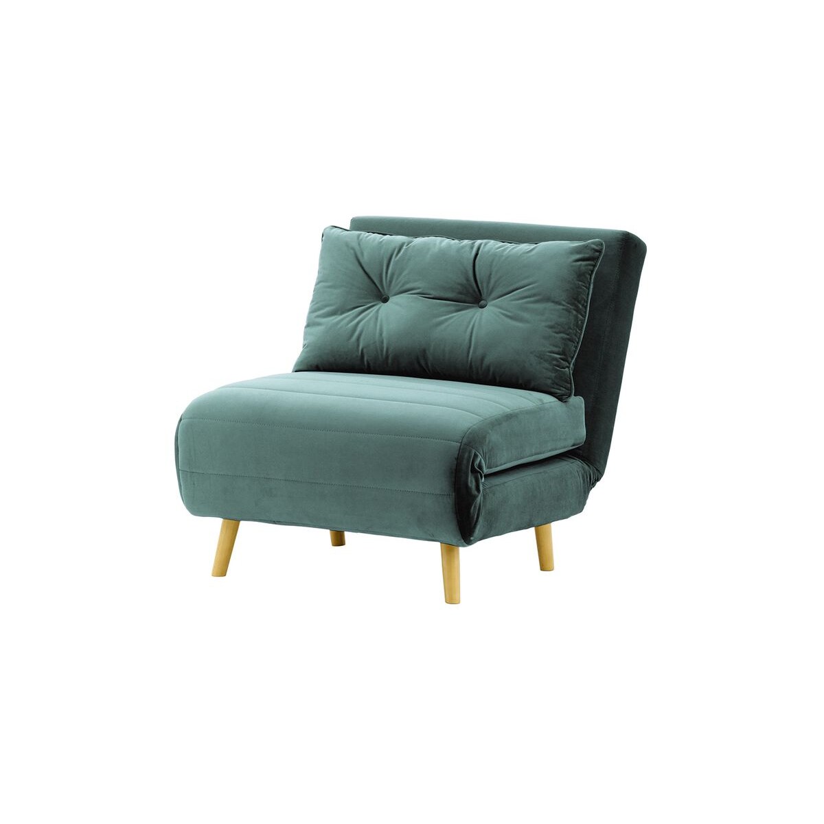 Fotel rozkładany Flic 77 cm-Velluto 12-like oak