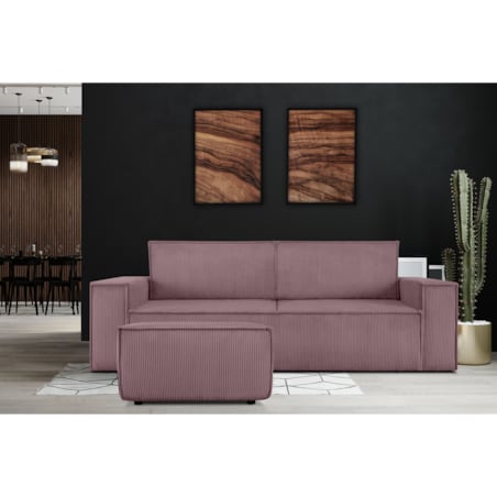 KONSIMO NAPI Puf, kolor fioletowy