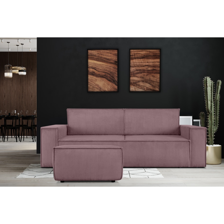 KONSIMO NAPI Puf, kolor fioletowy