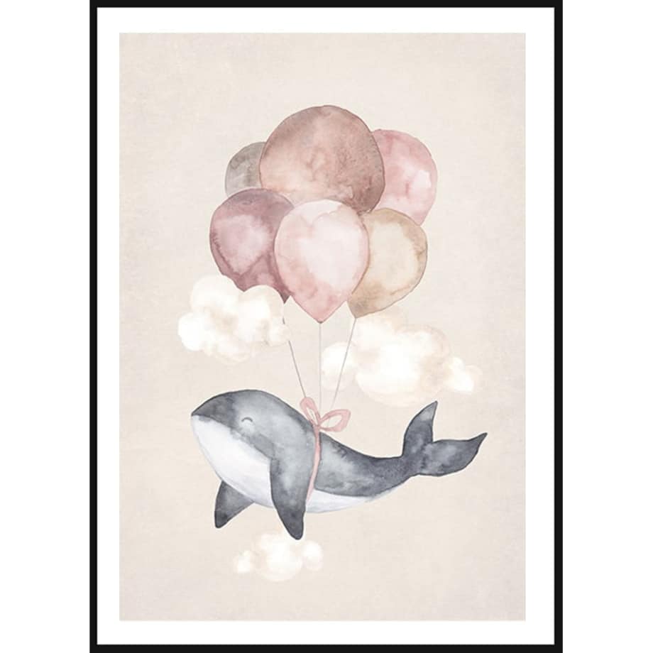 Poster Story, Plakat, Obraz - Wieloryb Marzyciel, wymiary 70 x 100 cm