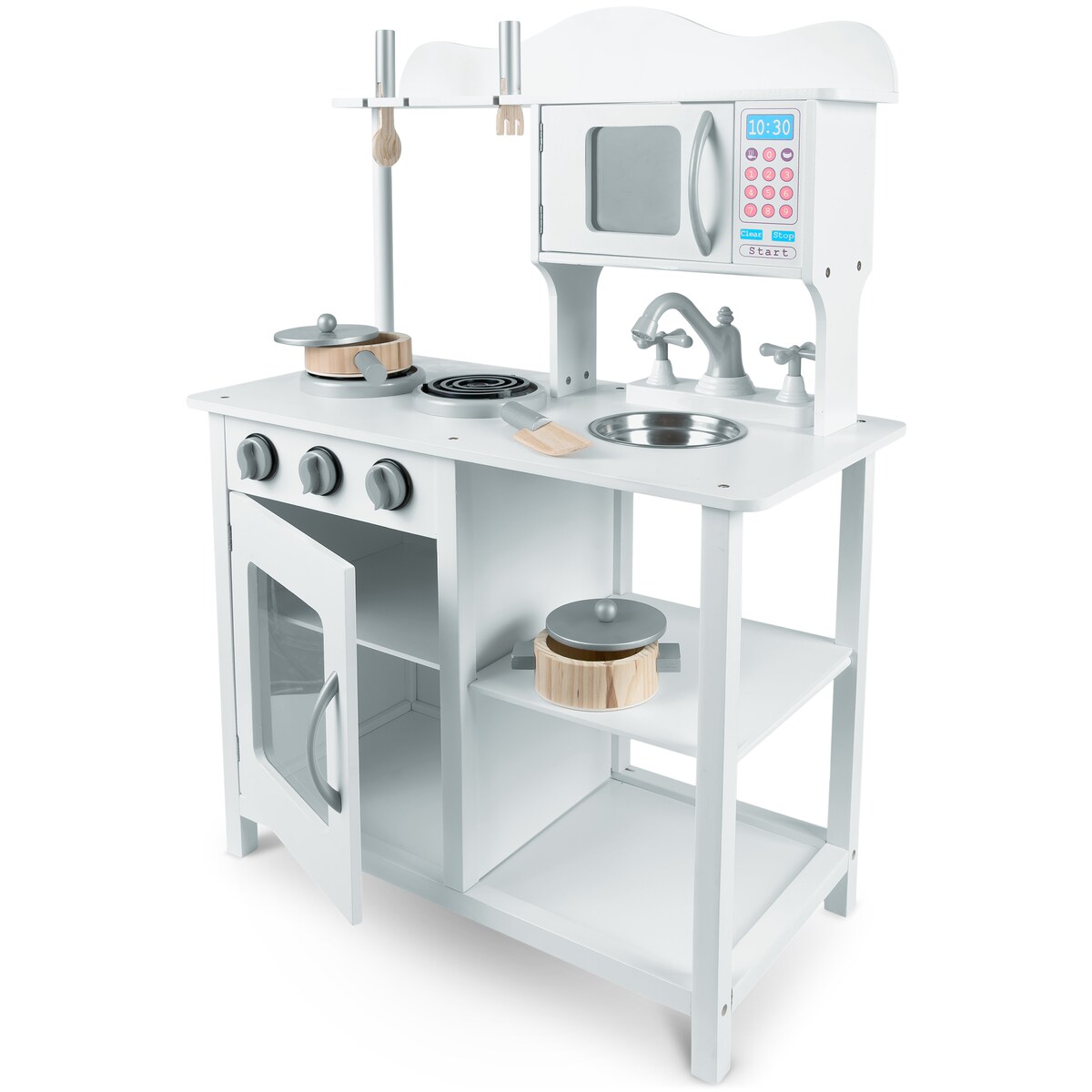Kuchnia drewniana dla dzieci retro + akcesoria ZESTAW Ricokids