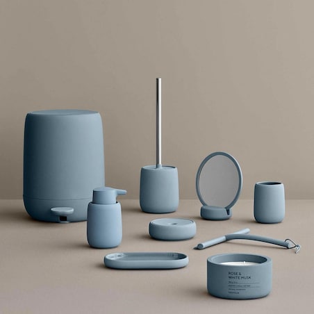 Szczotka Do Wc Sono, Ashley Blue - ceramika, 39 cm