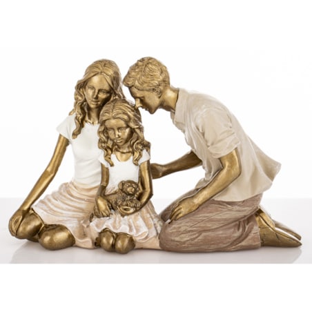 Dekoracja - rodzina z psem 11,5x18x7 cm FAMIGLIA