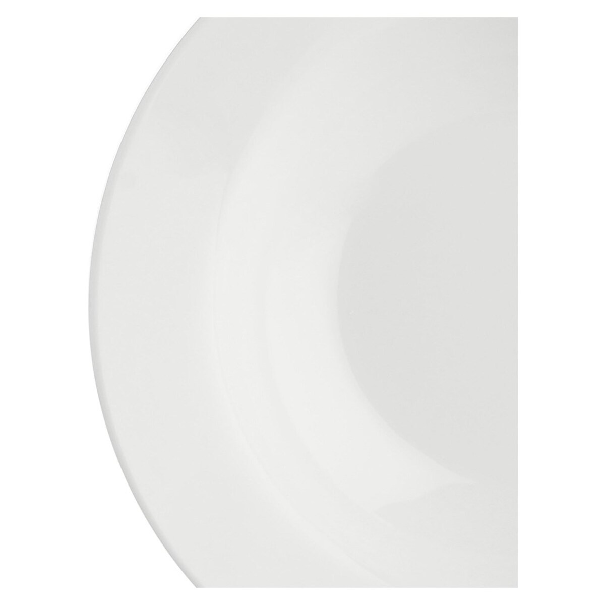 Zestaw 6 talerzy do zupy z rantem Essenziale - Biały, 23 cm