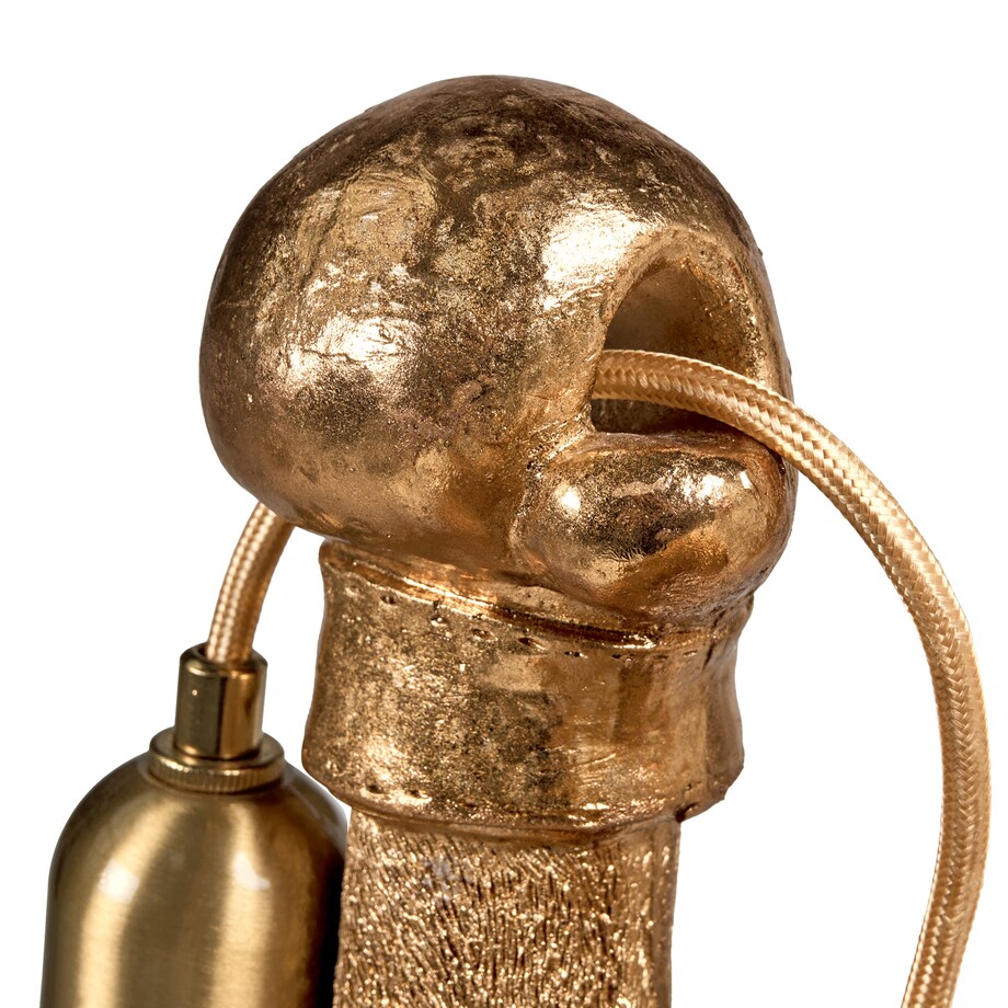 Lampa stołowa Pies MIKE Złoty
