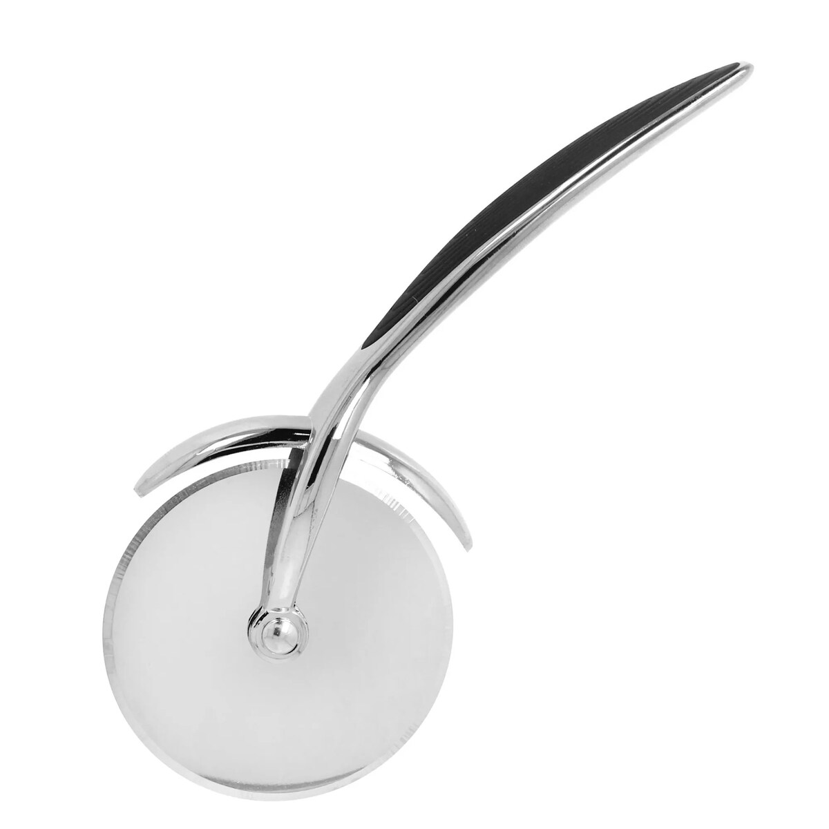 Radełko do pizzy nóż okrągły metalowy stalowy 17.5xØ7cm BRUNBESTE