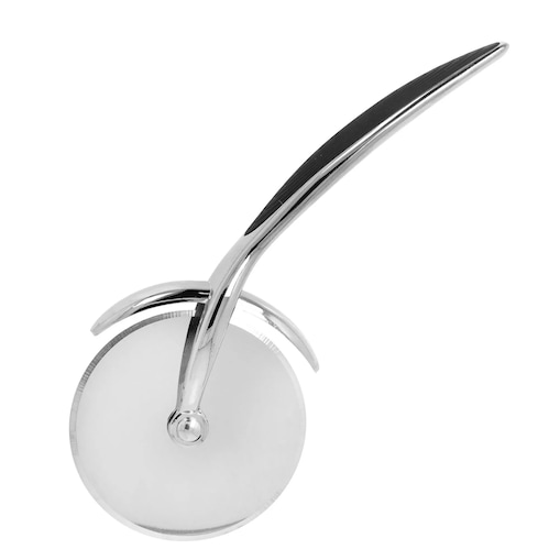 Radełko do pizzy nóż okrągły metalowy stalowy 17.5xØ7cm BRUNBESTE