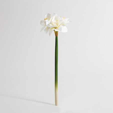 Kwiat sztuczny Amarylis 62 cm cream, 15x62 cm