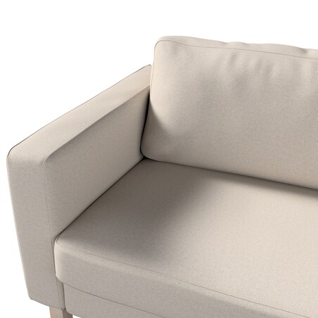 Pokrowiec na sofę Karlstad 3-osobową nierozkładaną, krótki, szary, 204 x 89 x 64 cm, Living