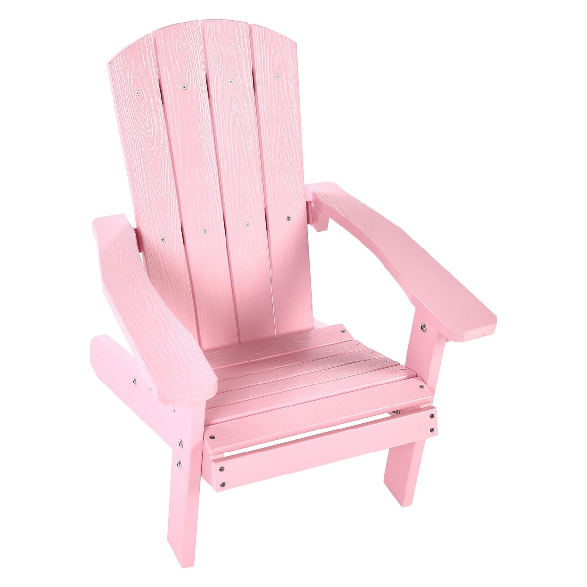 Krzesło ogrodowe dla dzieci różowe ADIRONDACK