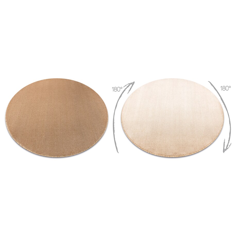 Dywan koło SEDUCTION beż 41 miękka, koło 200 cm