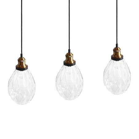 Lampa wisząca COOSA Szkło Przezroczysty