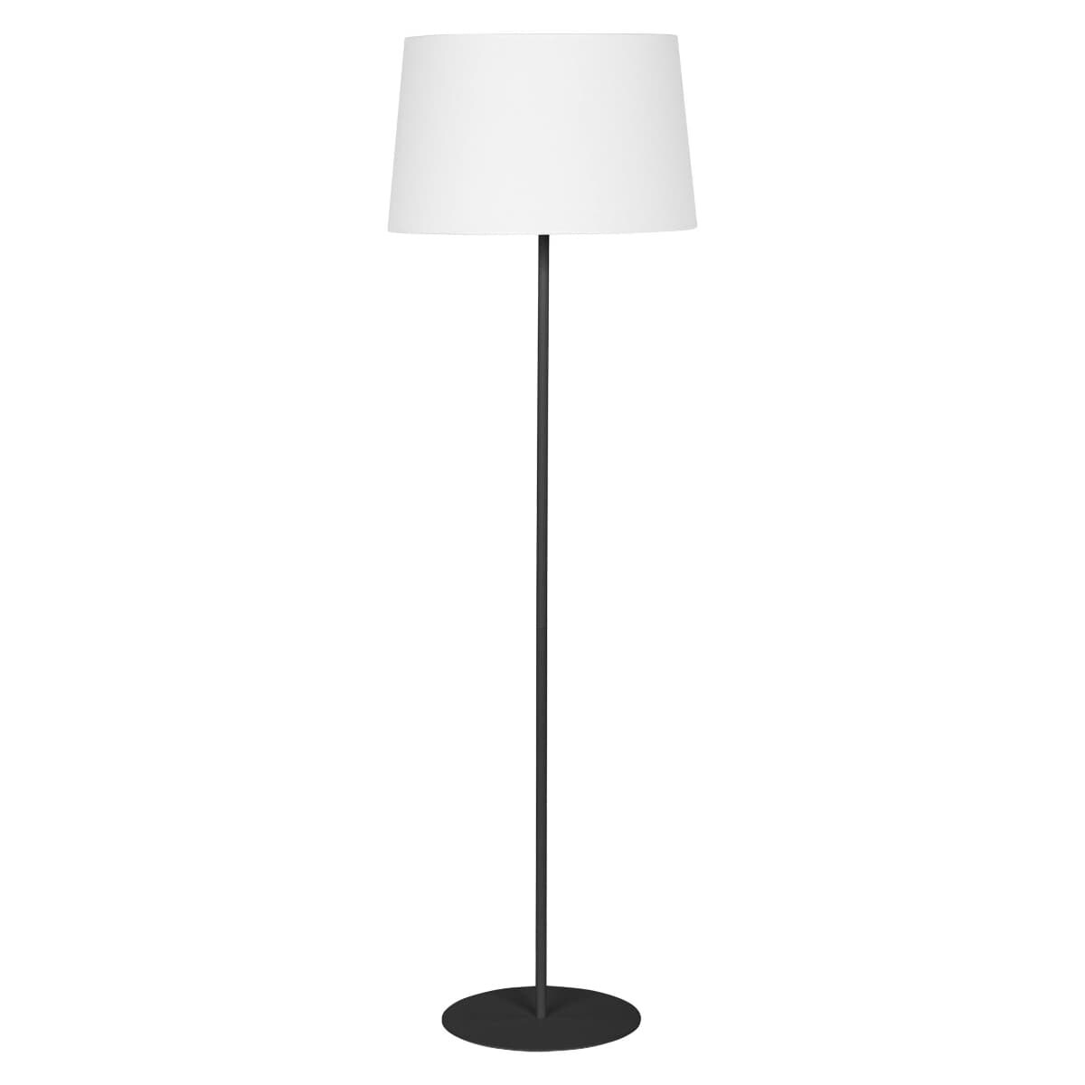 Lampa sypialniana podłogowa Maja 5547 TK Lighting z tkaniny biała