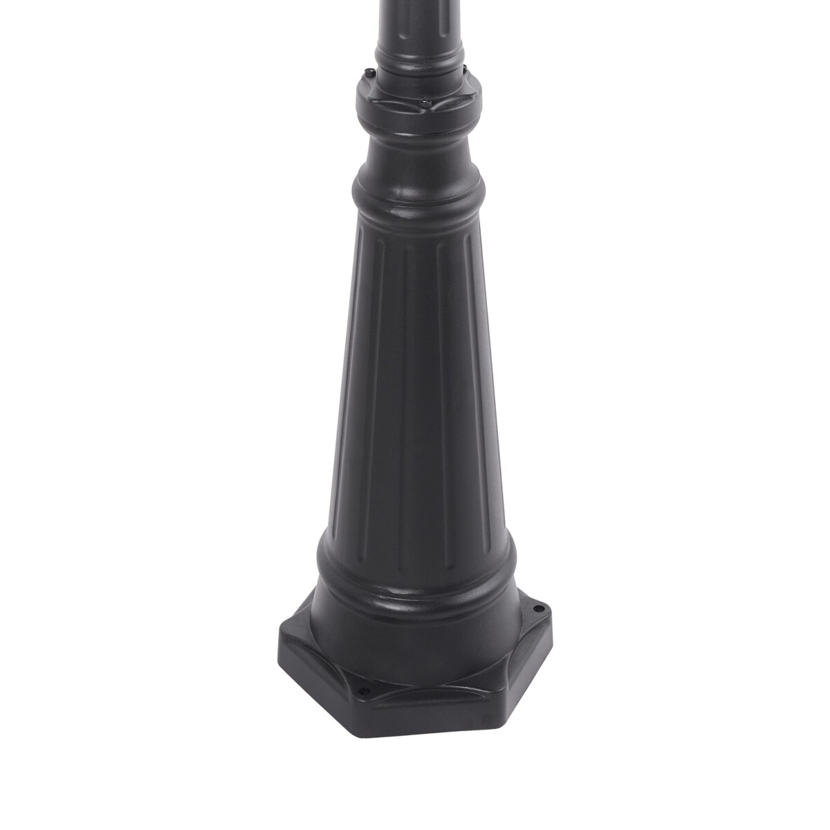 Latarnia ogrodowa 3-punktowa czarna LEMRO