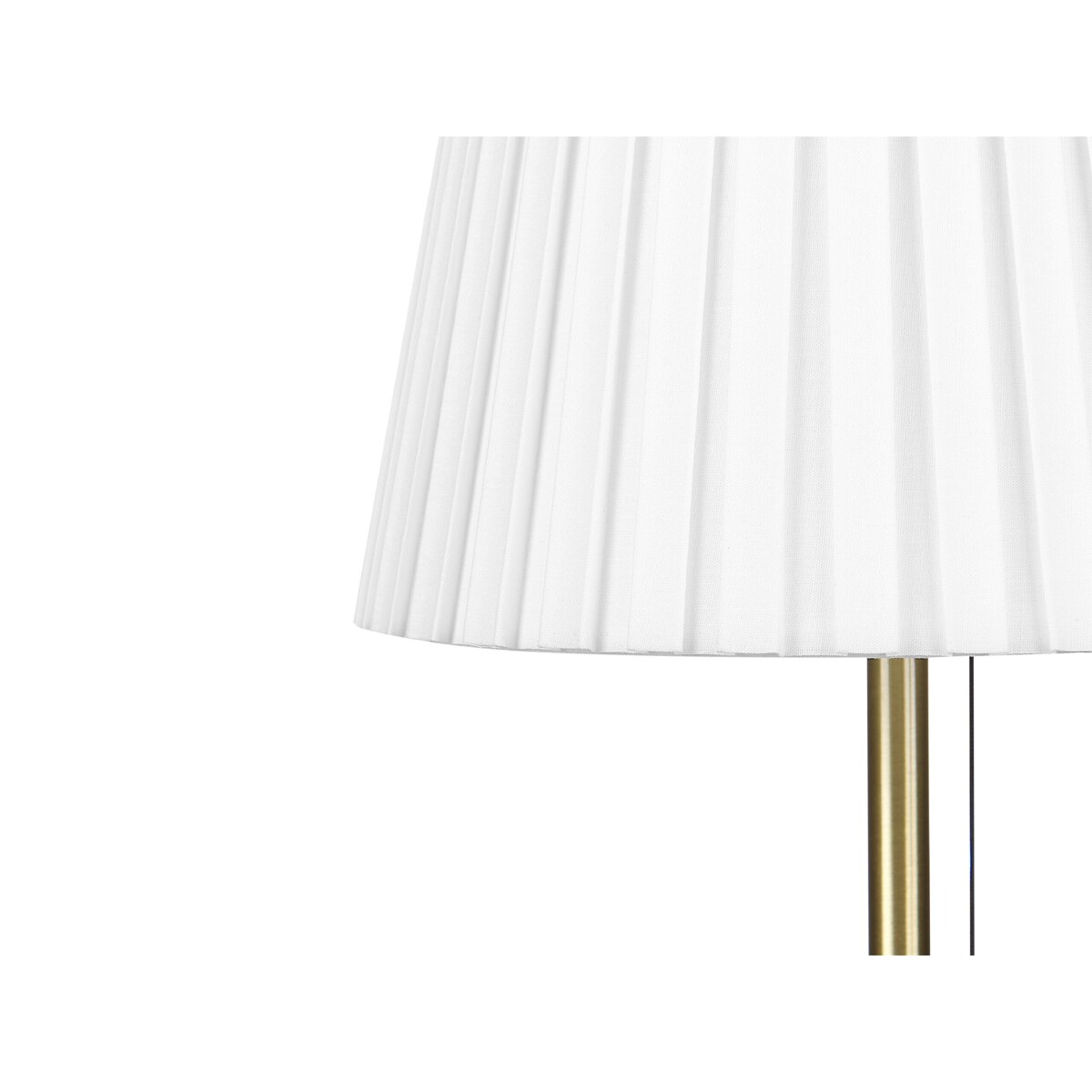 Lampa stołowa mosiężno-biała TORYSA