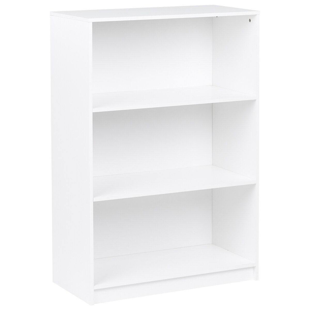 Regał na książki 3 półki ZEHNA 117 cm Biały