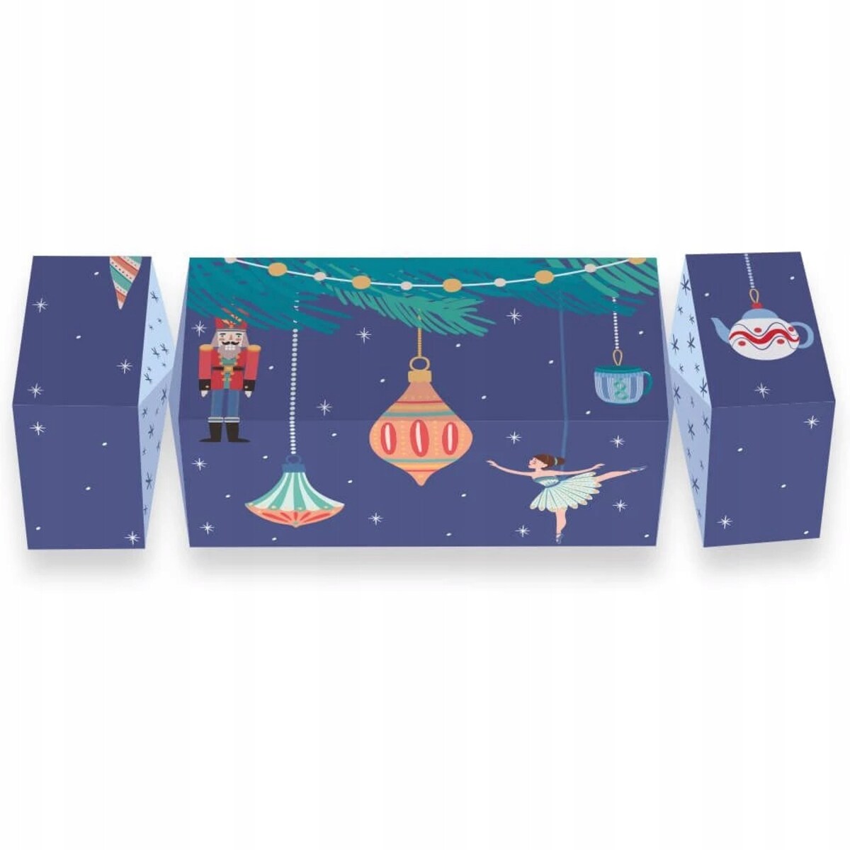 PREZENT NA ŚWIĘTA CRACKER Z HERBATAMI "HOLIDAY WONDERLAND" 14 RÓŻNYCH SMAKÓW + ZAPARZACZ - PREZENT UPOMINEK NA MIKOŁAJA ŚWIĘTA GWIAZDKĘ BOŻE NARODZENIE POD CHOINKĘ DLA KOBIETY FACETA