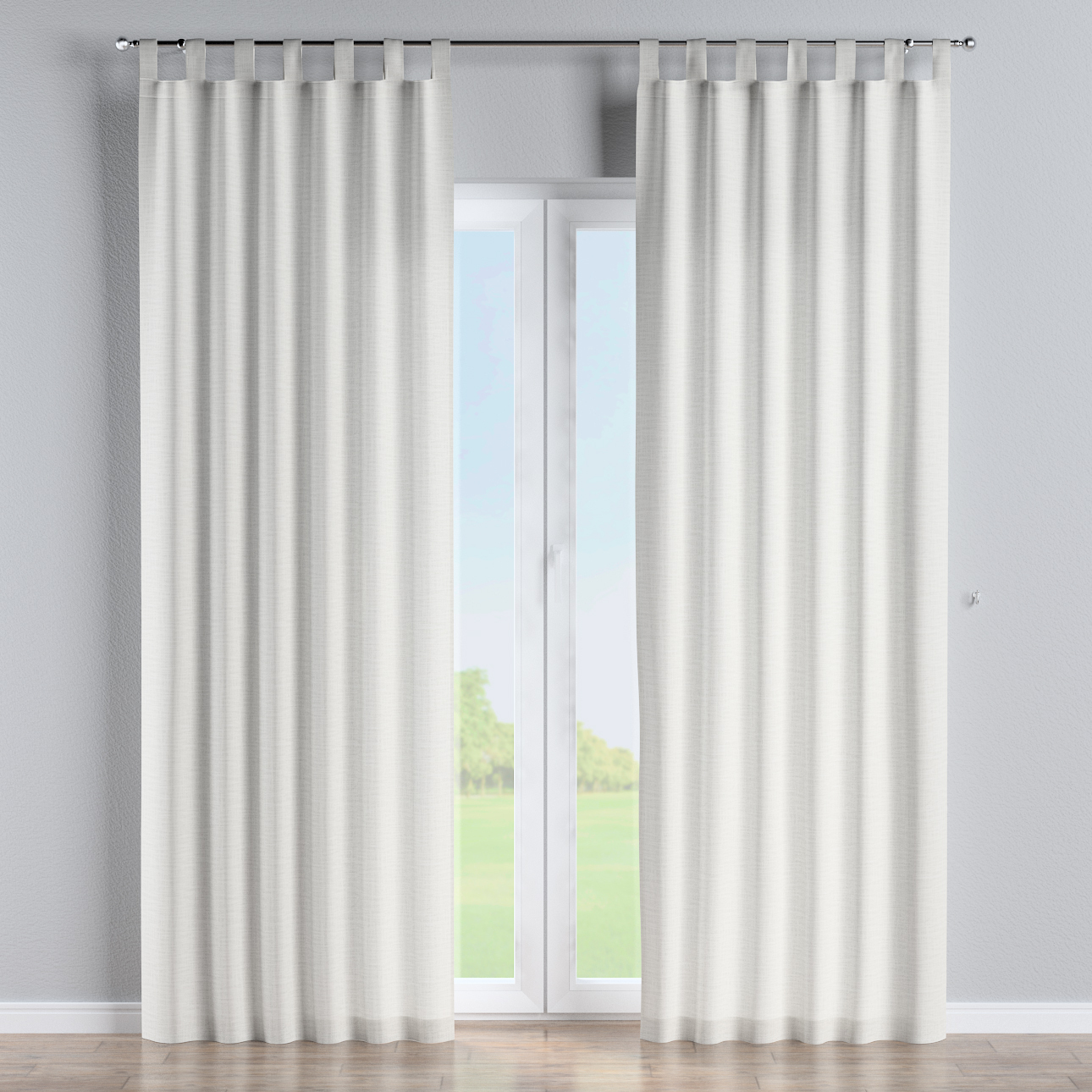 Zasłona na szelkach 1 szt. 130x260 ecru